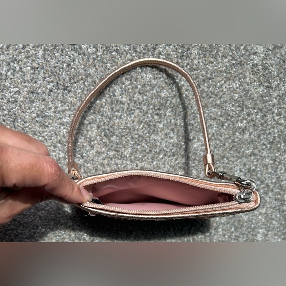 Pink Sparkly Coach Wristlet - Picture 4 of 6